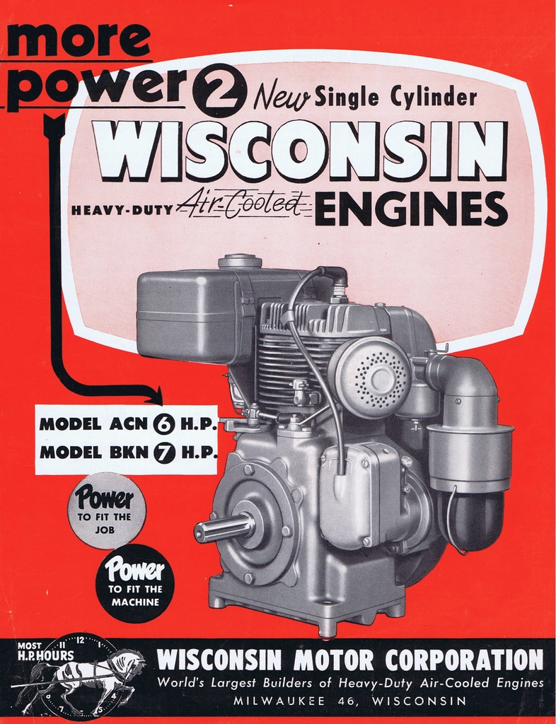 Wisconsin Single Cylinder Engines page 1 of 4